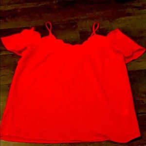 Off-the-shoulder summer crop top